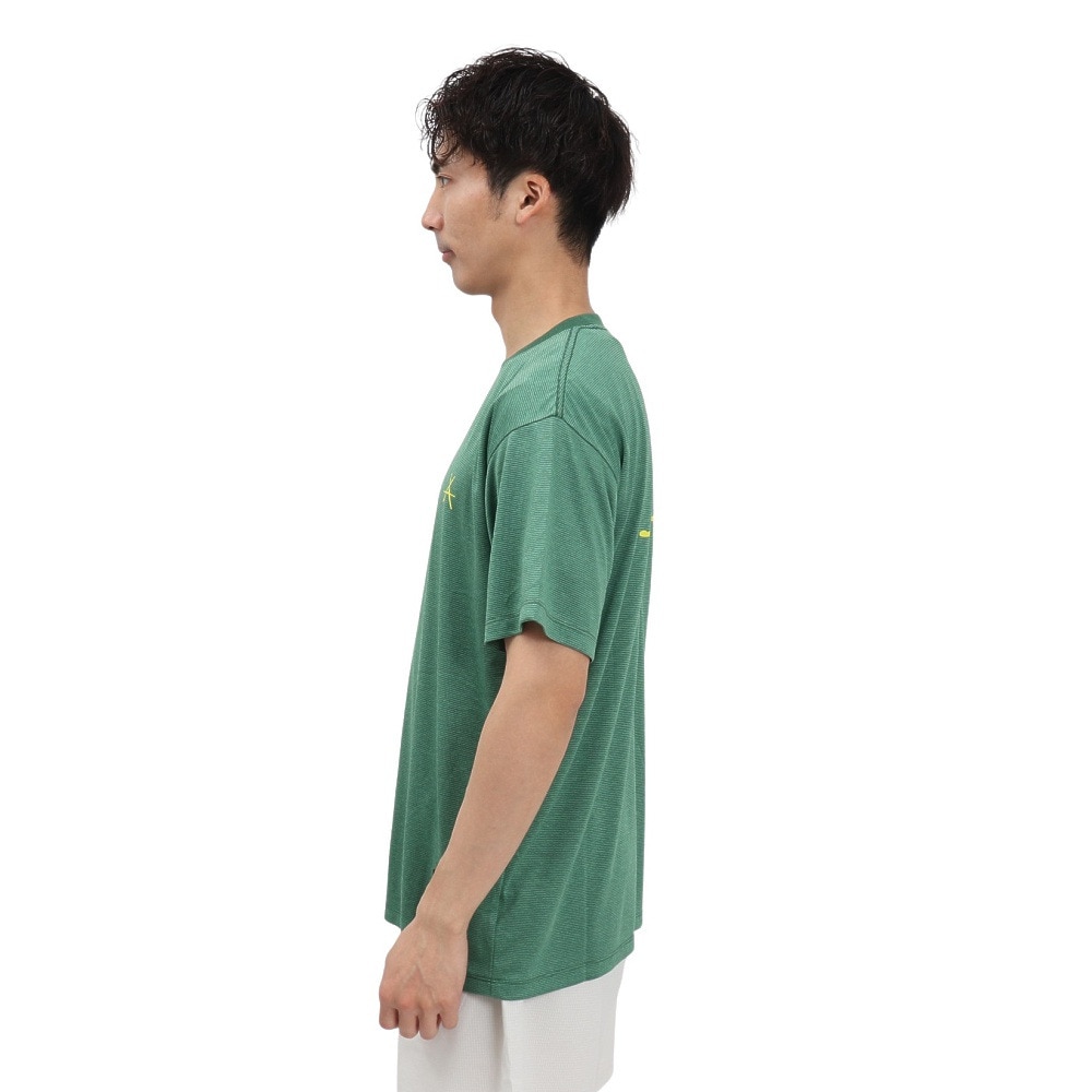 アクター（AKTR）（メンズ）バスケットボールウェア ASTERISK ルーズフィット スポーツ Tシャツ 125-004005 GR