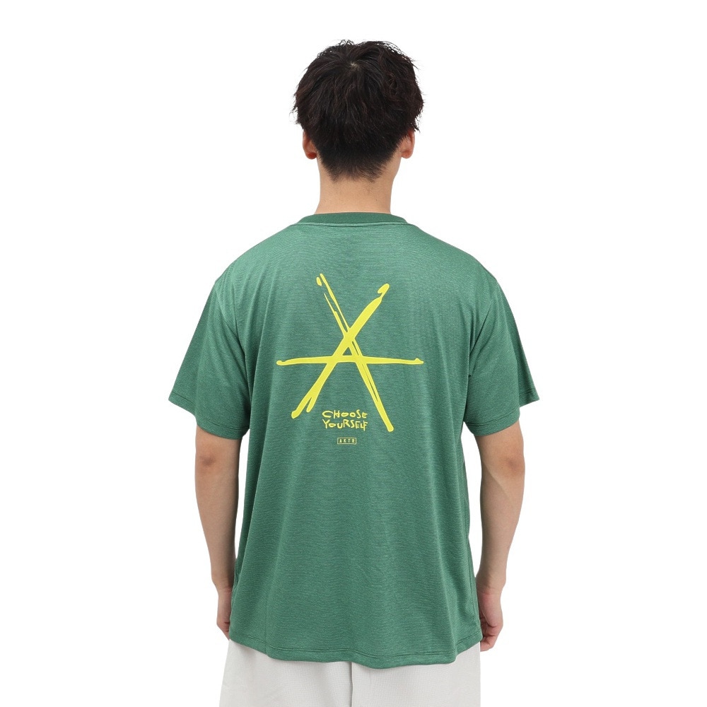 アクター（AKTR）（メンズ）バスケットボールウェア ASTERISK ルーズフィット スポーツ Tシャツ 125-004005 GR