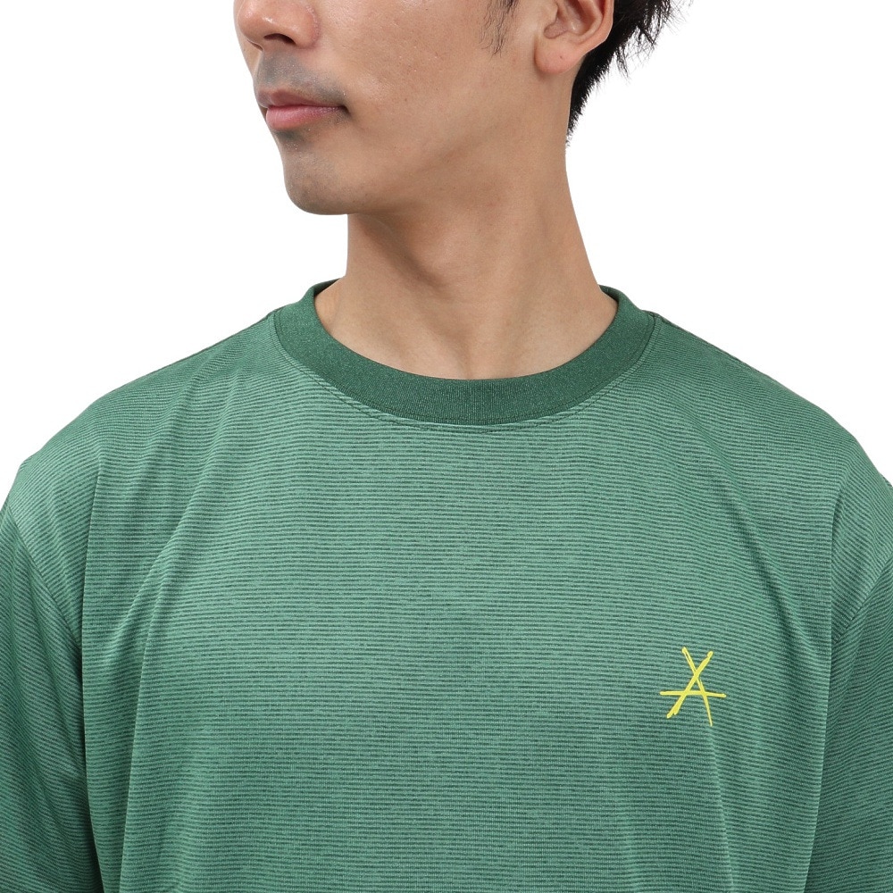 アクター（AKTR）（メンズ）バスケットボールウェア ASTERISK ルーズフィット スポーツ Tシャツ 125-004005 GR