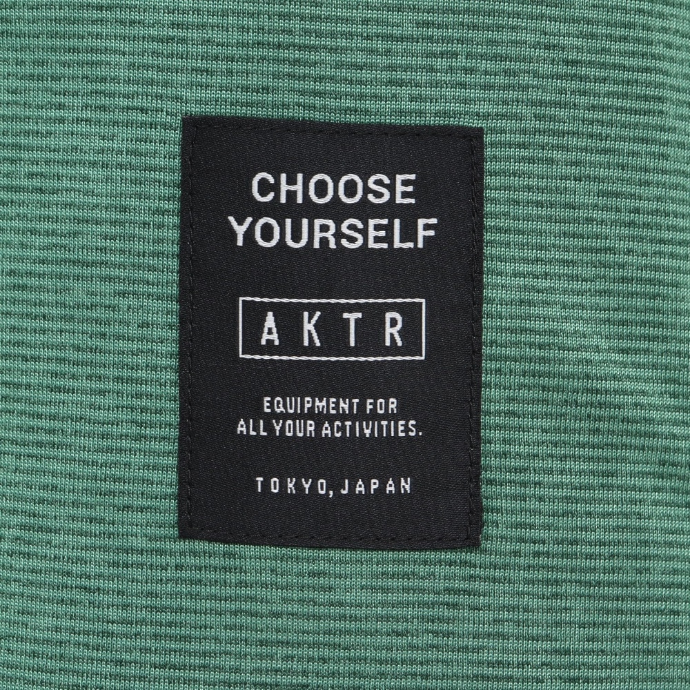 アクター（AKTR）（メンズ）バスケットボールウェア ASTERISK ルーズフィット スポーツ Tシャツ 125-004005 GR