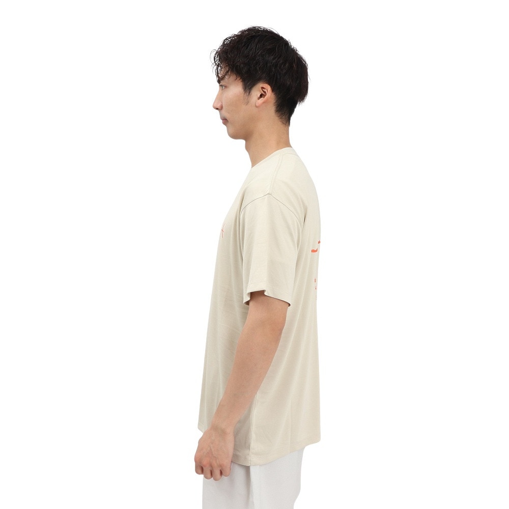 アクター（AKTR）（メンズ）バスケットボールウェア ASTERISK ルーズフィット スポーツ Tシャツ 125-004005 WH