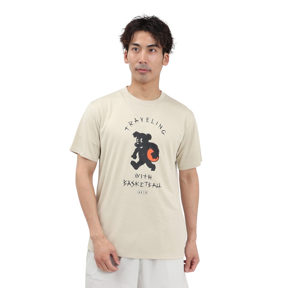 アクター（AKTR）（メンズ）バスケットボールウェア NICK THE SHADE スポーツ Tシャツ 125-012005 WH