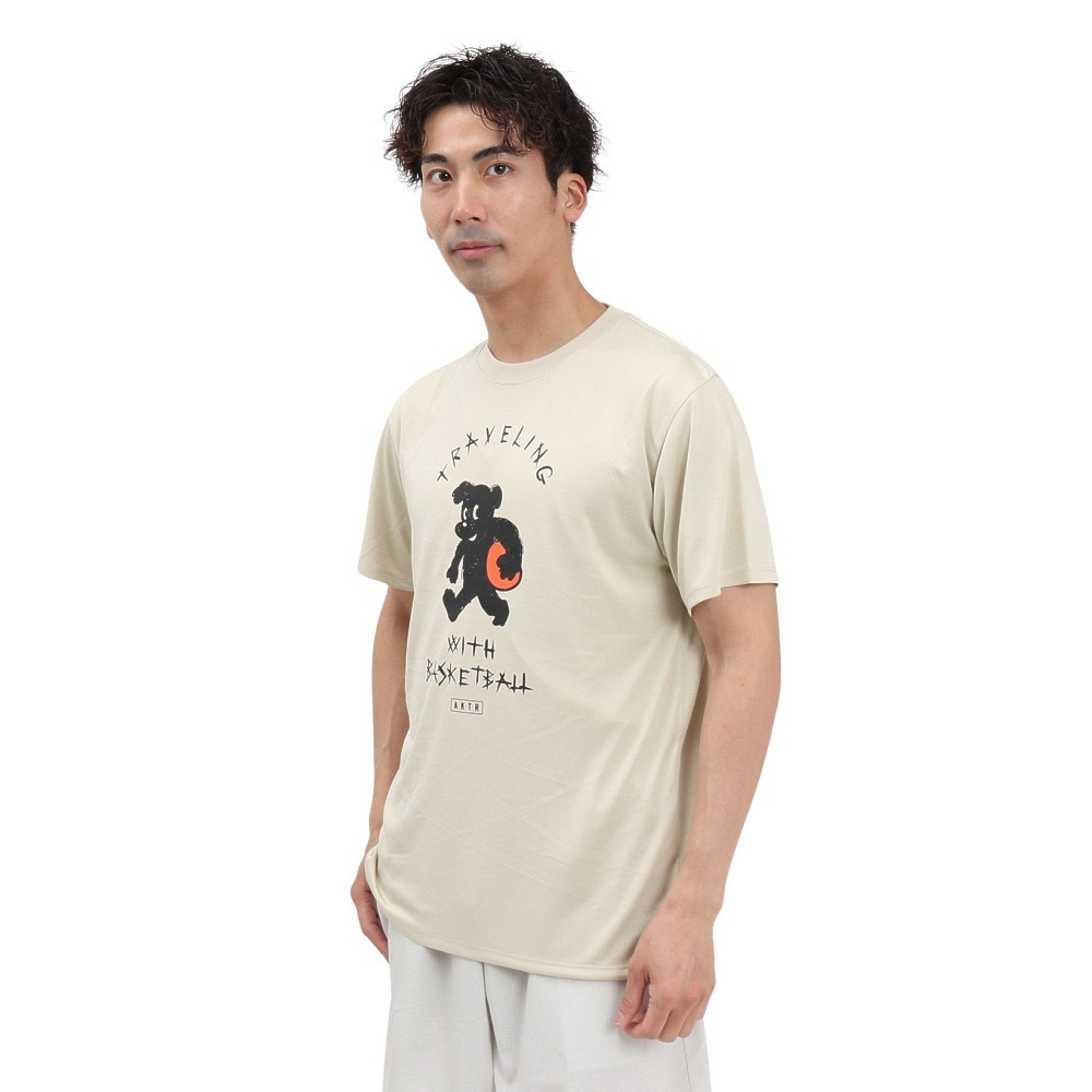アクター（AKTR）（メンズ）バスケットボールウェア NICK THE SHADE スポーツ Tシャツ 125-012005 WH