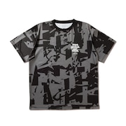 (メンズ、レディース)バスケットボールウェア CUT-UP CAMO ローカル ルーズフィット SP Tシャツ 125-025005 BK