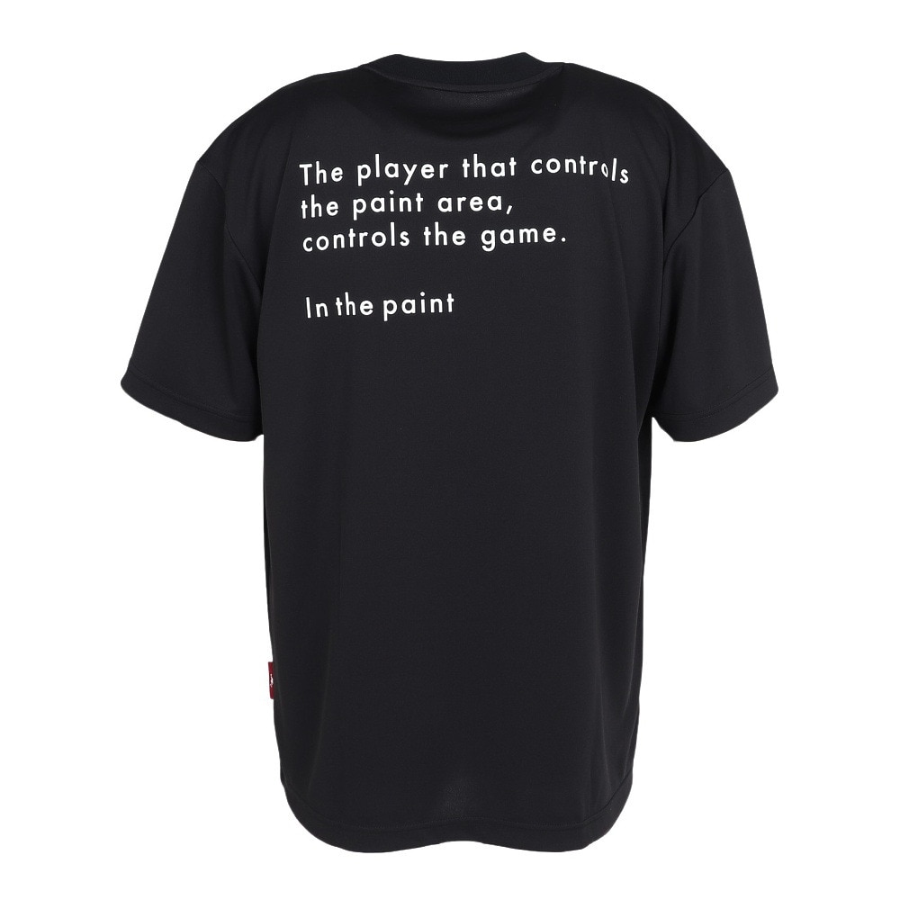 インザペイント（IN THE PAINT）（メンズ）バスケットボールウェア 半袖Tシャツ ITP25301BLK
