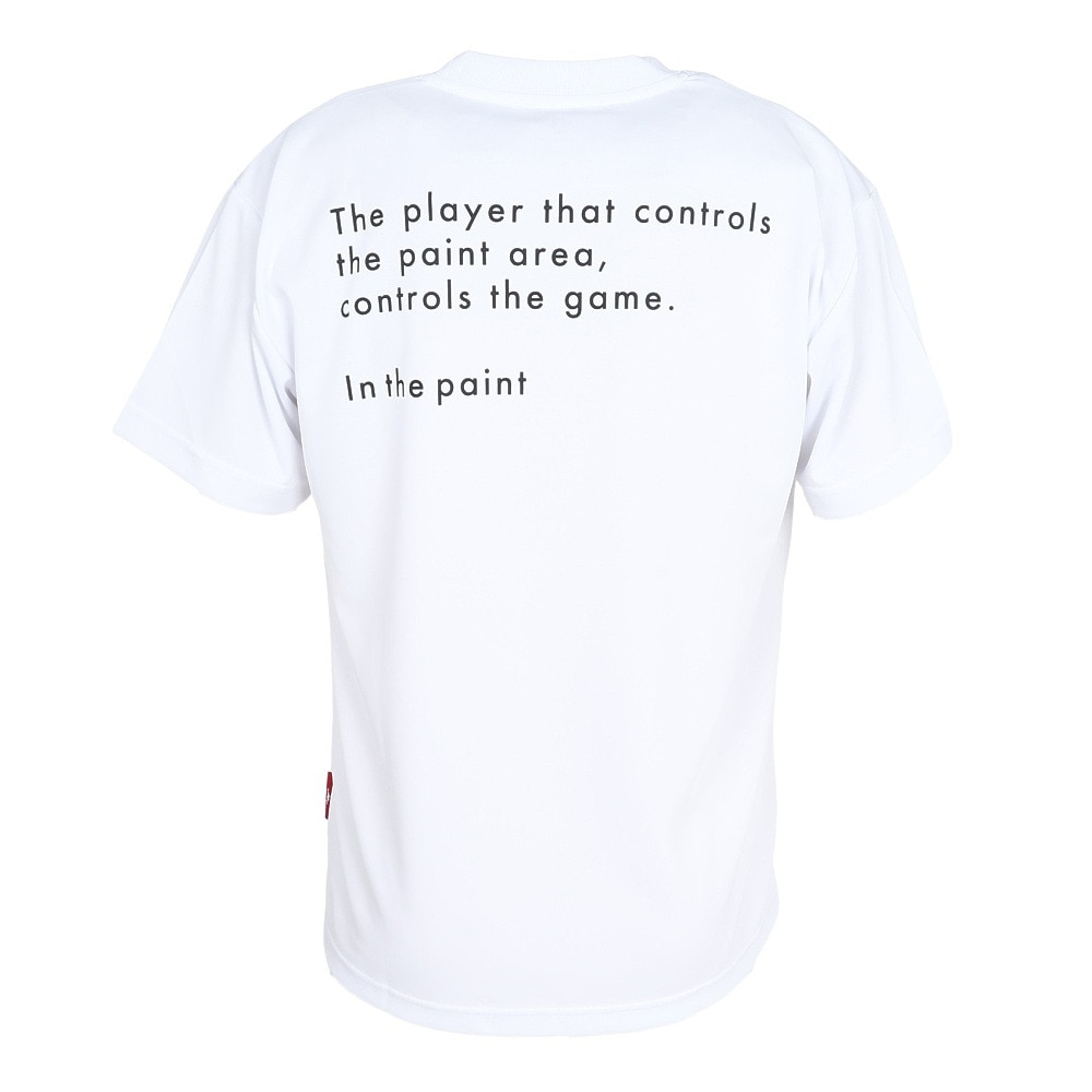 インザペイント（IN THE PAINT）（メンズ）バスケットボールウェア 半袖Tシャツ ITP25301WHT