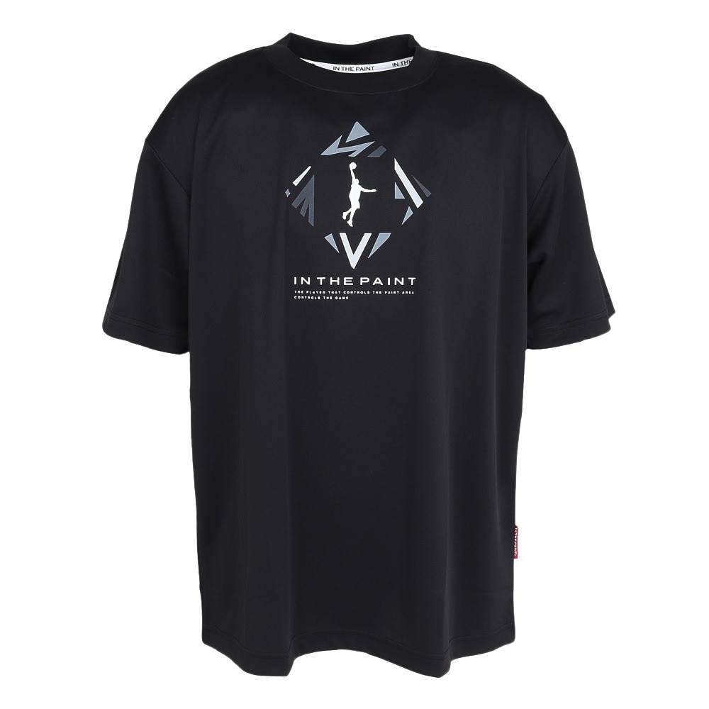 インザペイント（IN THE PAINT）（メンズ）バスケットボールウェア 半袖Tシャツ ITP25305BLK/CHA