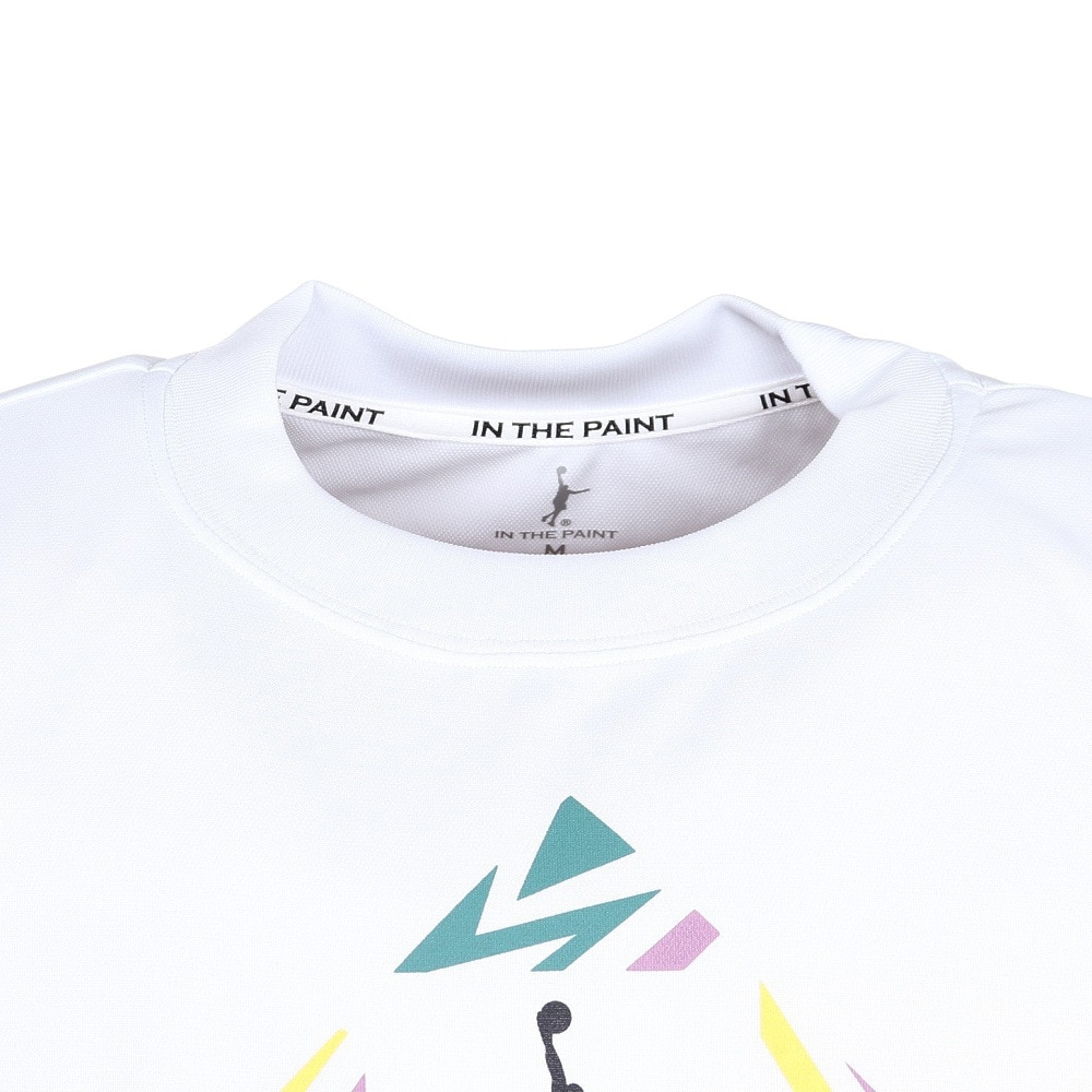 インザペイント（IN THE PAINT）（メンズ）バスケットボールウェア 半袖Tシャツ ITP25305WHT/BPK