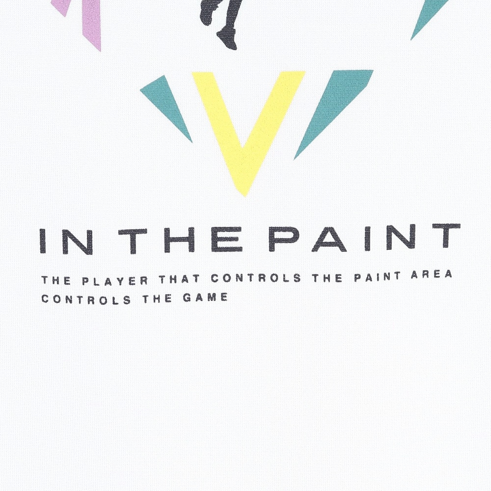 インザペイント（IN THE PAINT）（メンズ）バスケットボールウェア 半袖Tシャツ ITP25305WHT/BPK