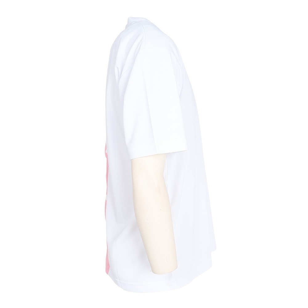 インザペイント（IN THE PAINT）（メンズ）バスケットボールウェア 半袖Tシャツ ITP25329WHT/PNK
