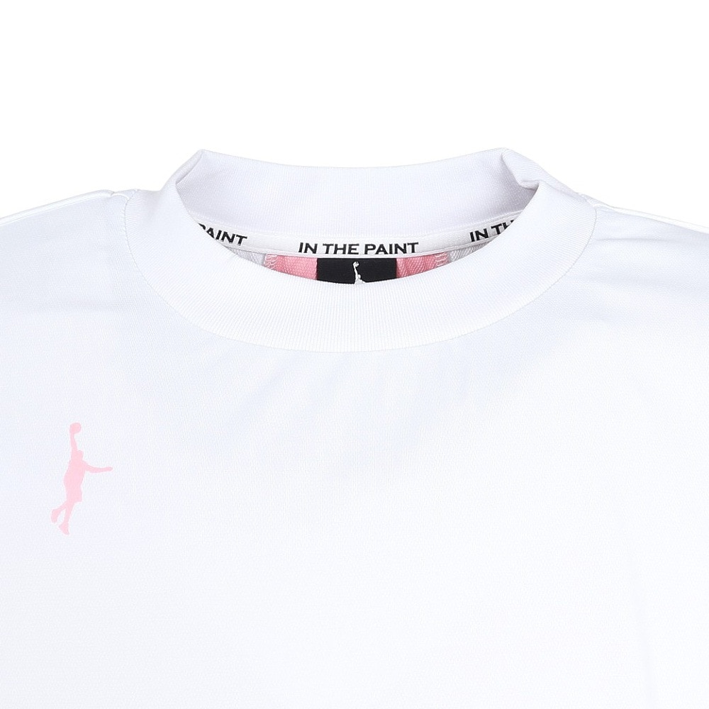 インザペイント（IN THE PAINT）（メンズ）バスケットボールウェア 半袖Tシャツ ITP25329WHT/PNK
