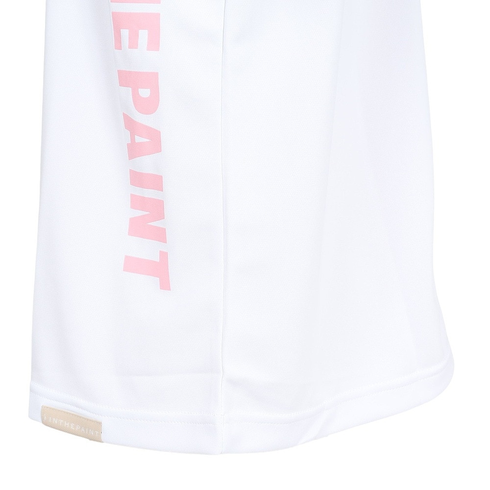 インザペイント（IN THE PAINT）（メンズ）バスケットボールウェア 半袖Tシャツ ITP25329WHT/PNK