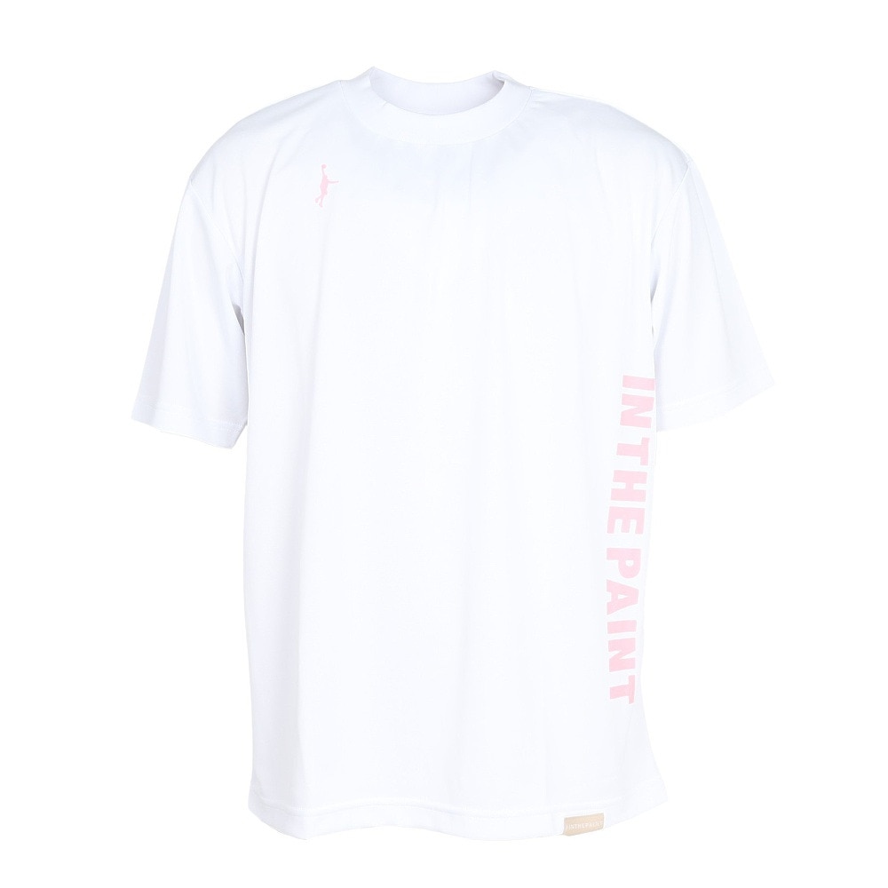 インザペイント（IN THE PAINT）（メンズ）バスケットボールウェア 半袖Tシャツ ITP25329WHT/PNK