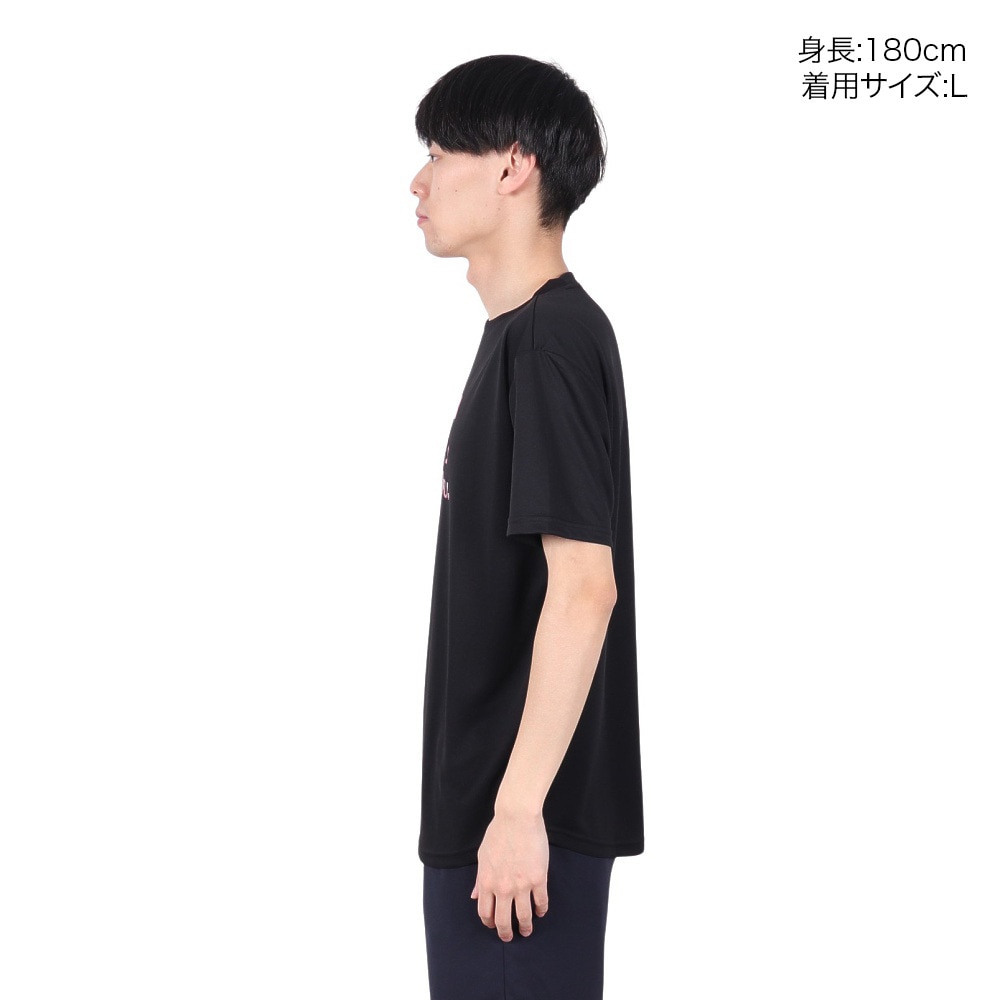 エゴザル（EGOZARU）（メンズ、レディース）バスケットボールウェア ワイドジオメトリックロゴ Tシャツ EZSS25UST001C001