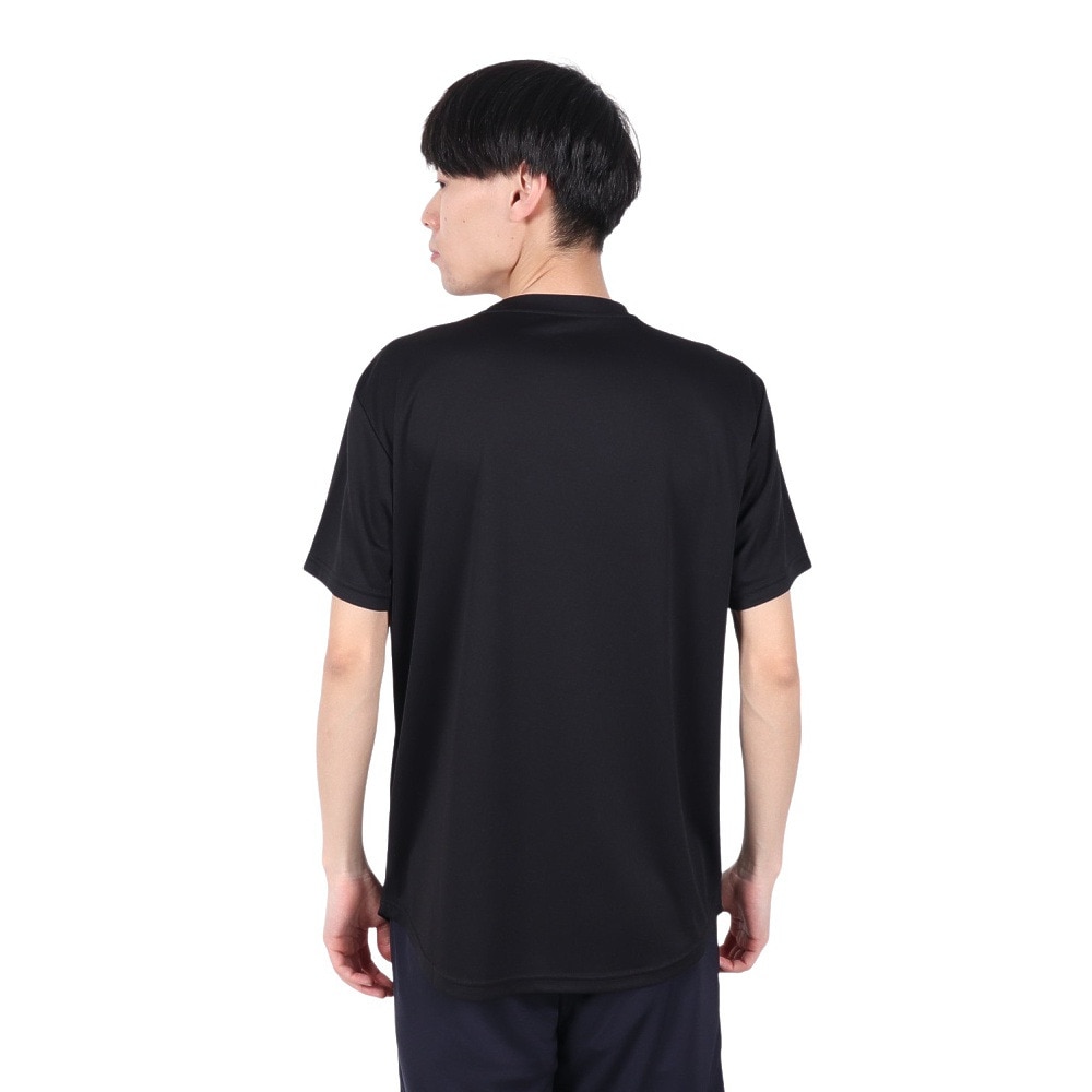 エゴザル（EGOZARU）（メンズ、レディース）バスケットボールウェア ワイドジオメトリックロゴ Tシャツ EZSS25UST001C001