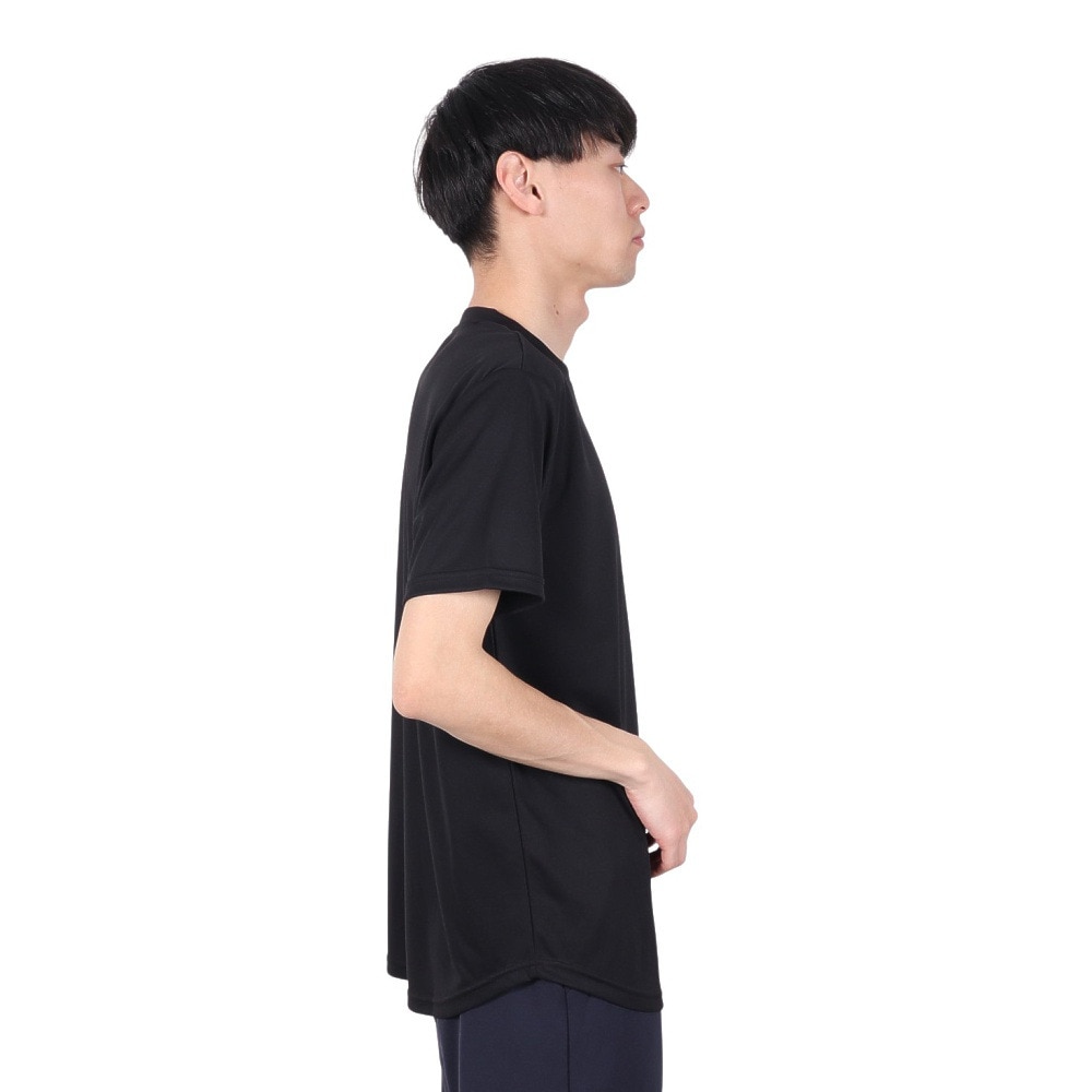 エゴザル（EGOZARU）（メンズ、レディース）バスケットボールウェア ワイドジオメトリックロゴ Tシャツ EZSS25UST001C001