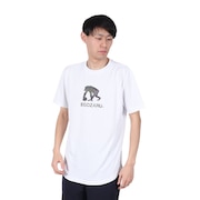 (メンズ、レディース)バスケットボールウェア ワイドジオメトリックロゴ Tシャツ EZSS25UST001C