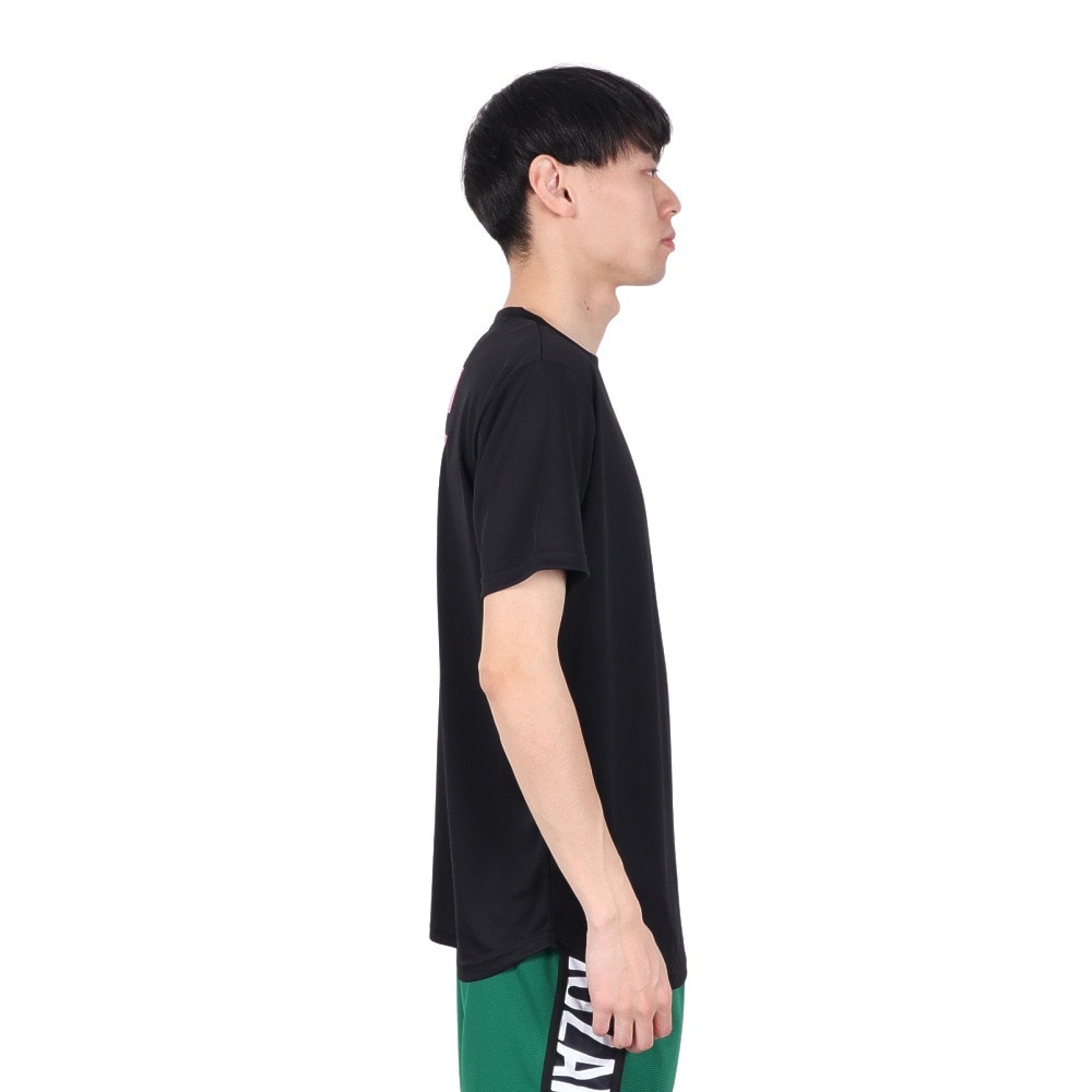エゴザル（EGOZARU）（メンズ、レディース）バスケットボールウェア ワイドジオメトリックバックプリント Tシャツ EZSS25UST003C001