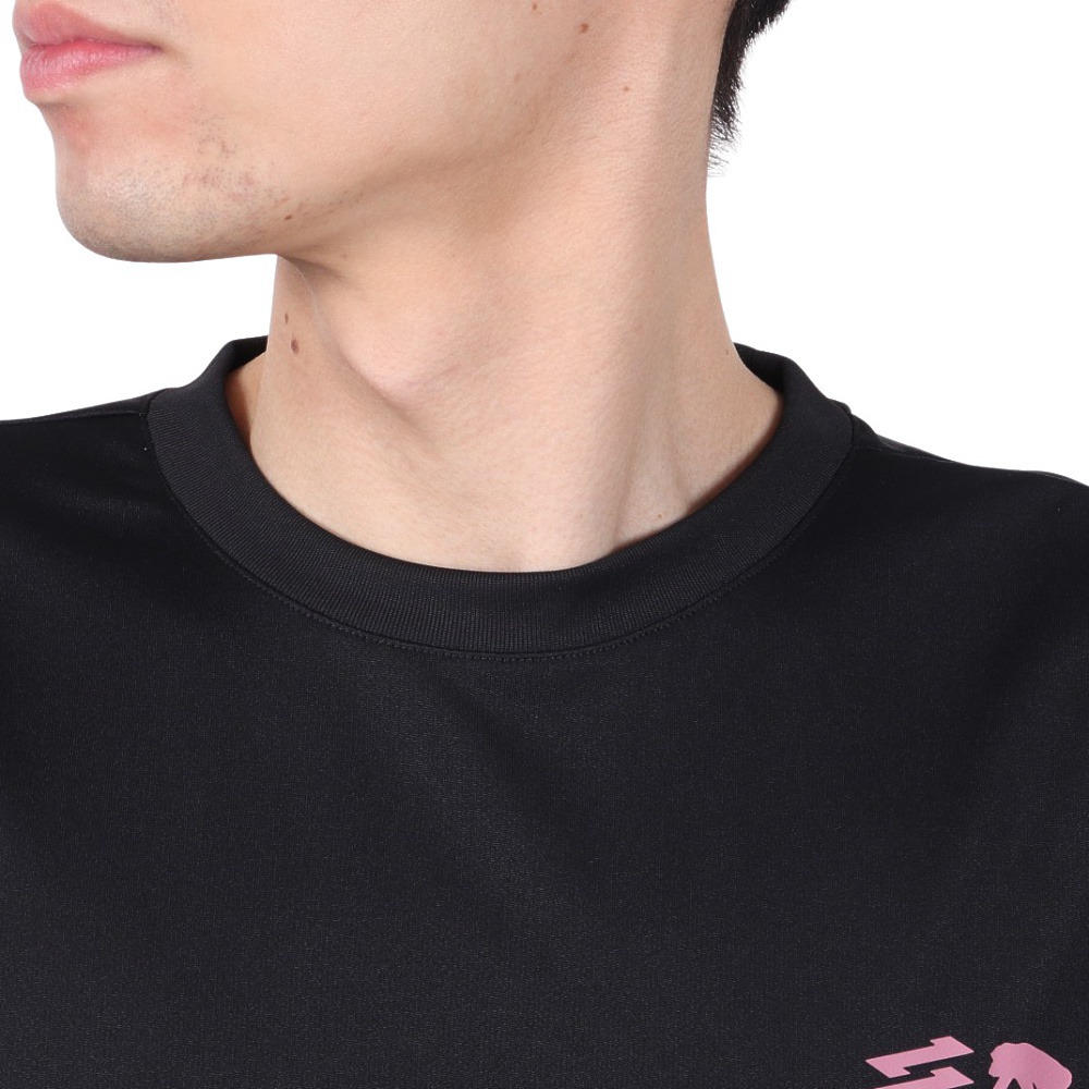 エゴザル（EGOZARU）（メンズ、レディース）バスケットボールウェア ワイドジオメトリックバックプリント Tシャツ EZSS25UST003C001