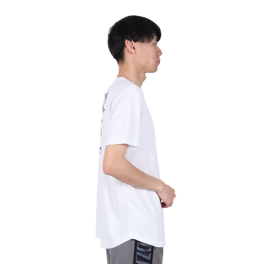 エゴザル（EGOZARU）（メンズ、レディース）バスケットボールウェア ワイドジオメトリック バックプリント Tシャツ EZSS25UST003C002