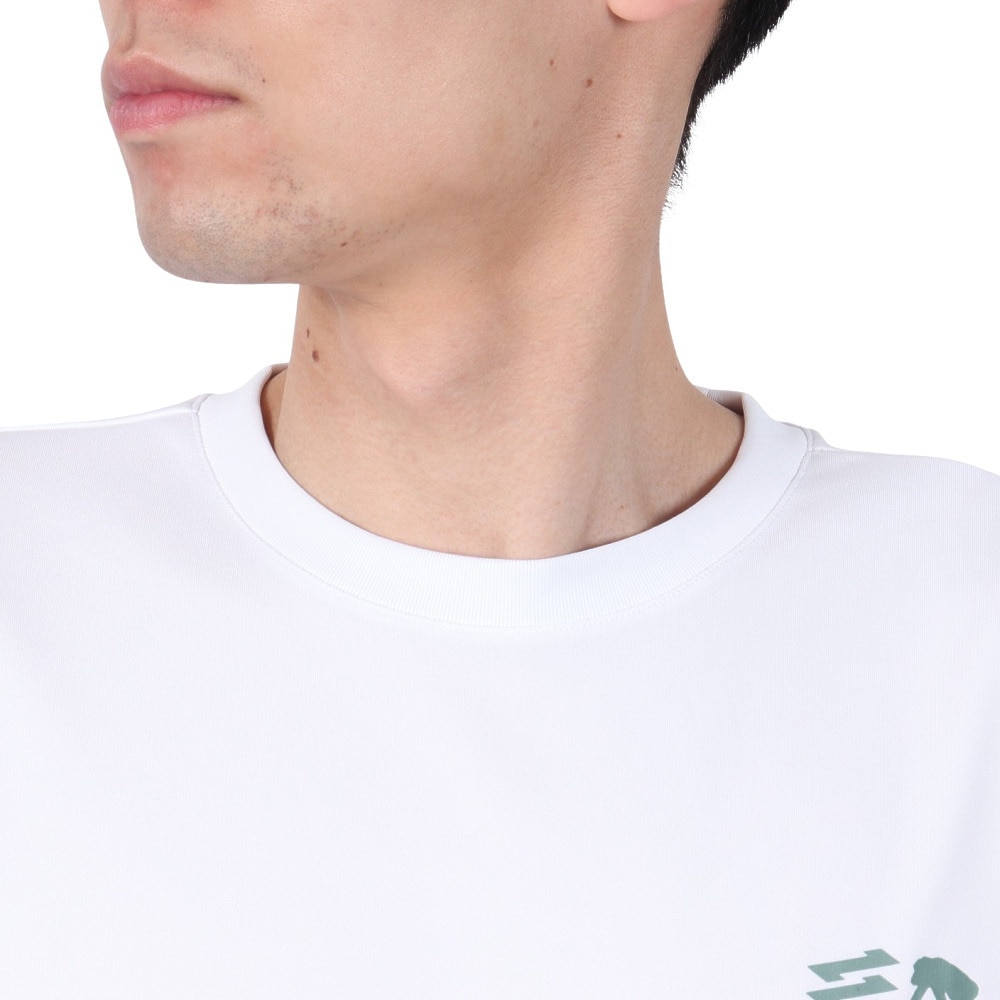 エゴザル（EGOZARU）（メンズ、レディース）バスケットボールウェア ワイドジオメトリック バックプリント Tシャツ EZSS25UST003C002