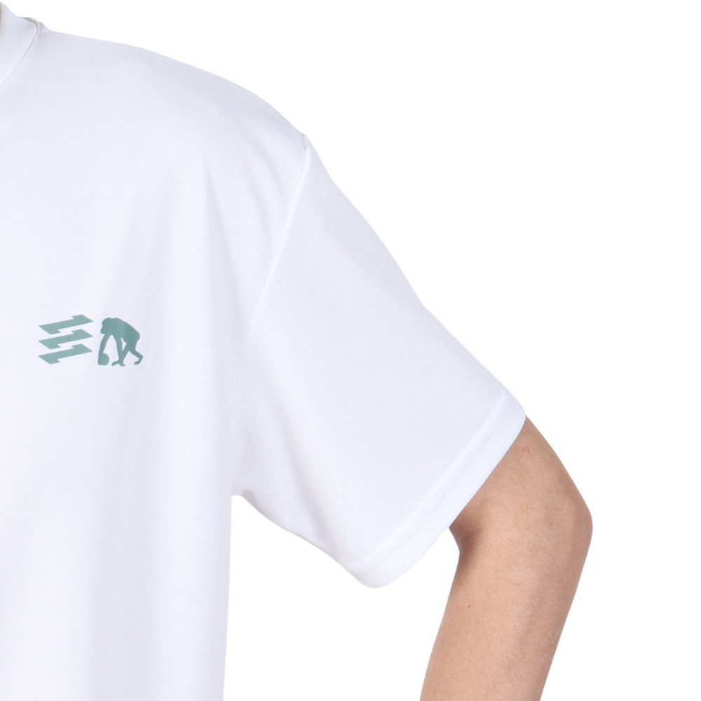 エゴザル（EGOZARU）（メンズ、レディース）バスケットボールウェア ワイドジオメトリック バックプリント Tシャツ EZSS25UST003C002