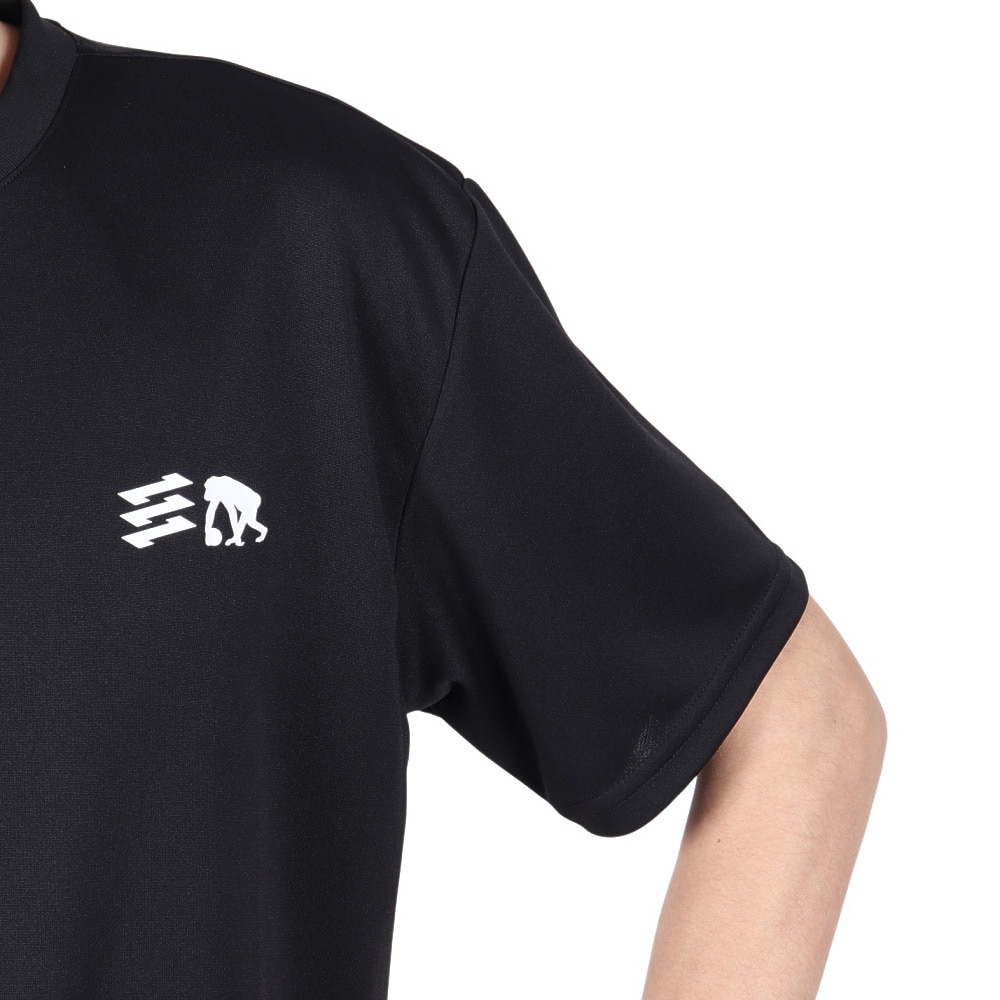 エゴザル（EGOZARU）（メンズ、レディース）バスケットボールウェア ワンポイント デュアルロゴ Tシャツ EZSS25UST004C001