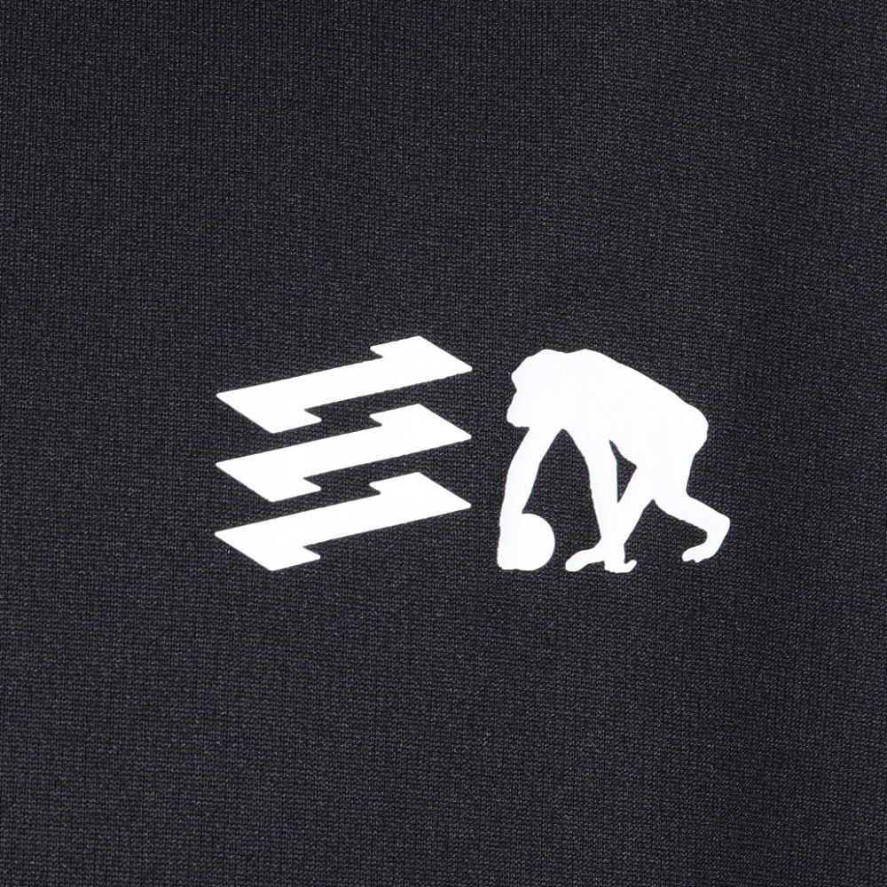 エゴザル（EGOZARU）（メンズ、レディース）バスケットボールウェア ワンポイント デュアルロゴ Tシャツ EZSS25UST004C001