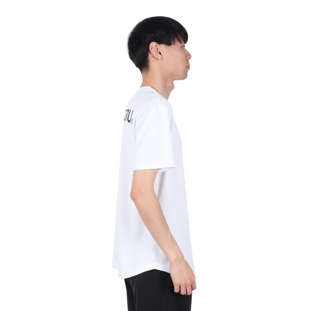 エゴザル（EGOZARU）（メンズ、レディース）バスケットボールウェア ワンポイント デュアルロゴ Tシャツ EZSS25UST004C002