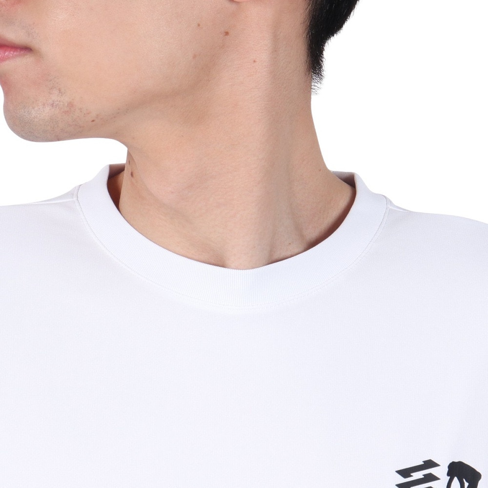 エゴザル（EGOZARU）（メンズ、レディース）バスケットボールウェア ワンポイント デュアルロゴ Tシャツ EZSS25UST004C002