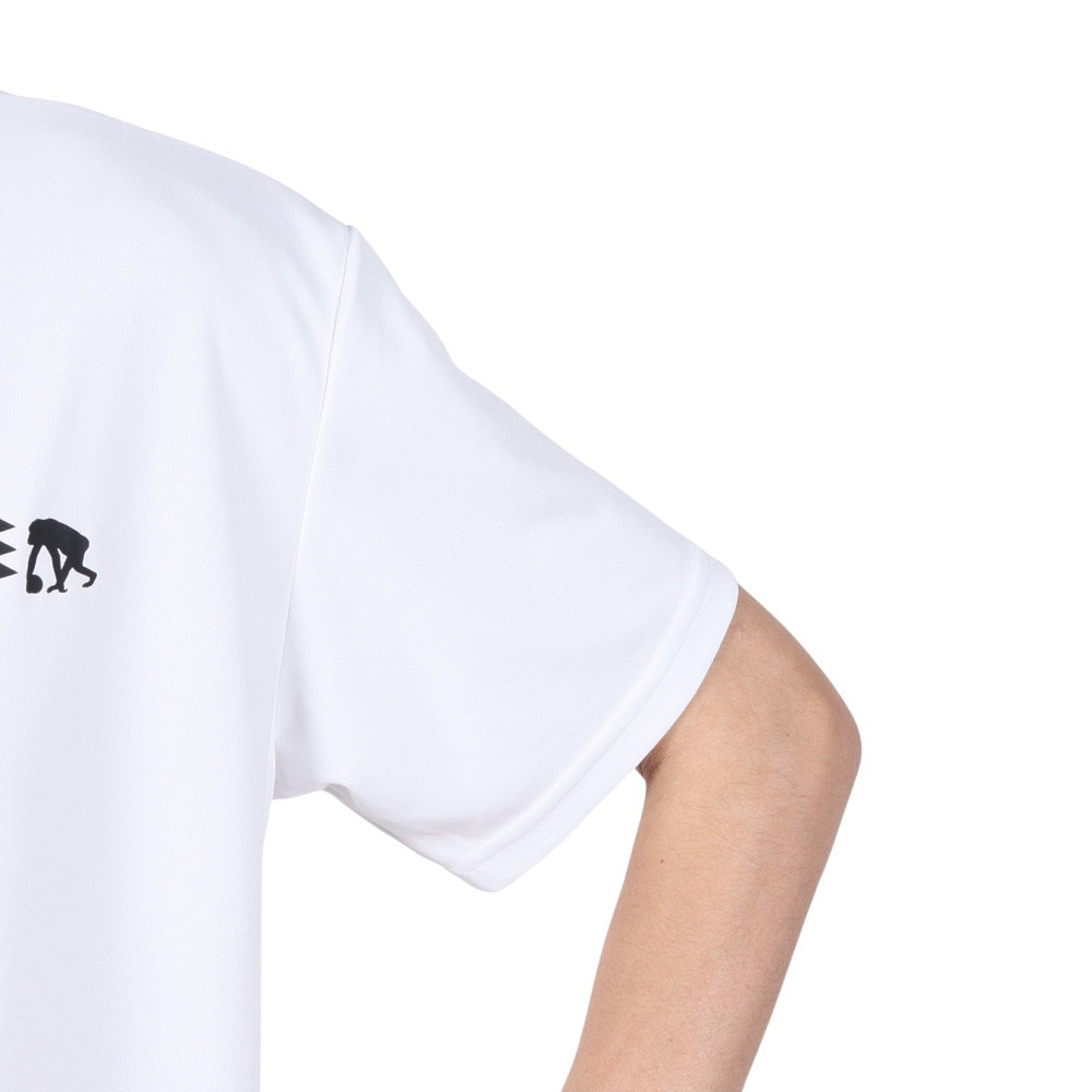 エゴザル（EGOZARU）（メンズ、レディース）バスケットボールウェア ワンポイント デュアルロゴ Tシャツ EZSS25UST004C002