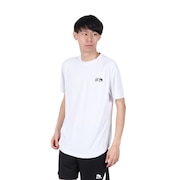 (メンズ、レディース)バスケットボールウェア ワンポイント デュアルロゴ Tシャツ EZSS25UST004C