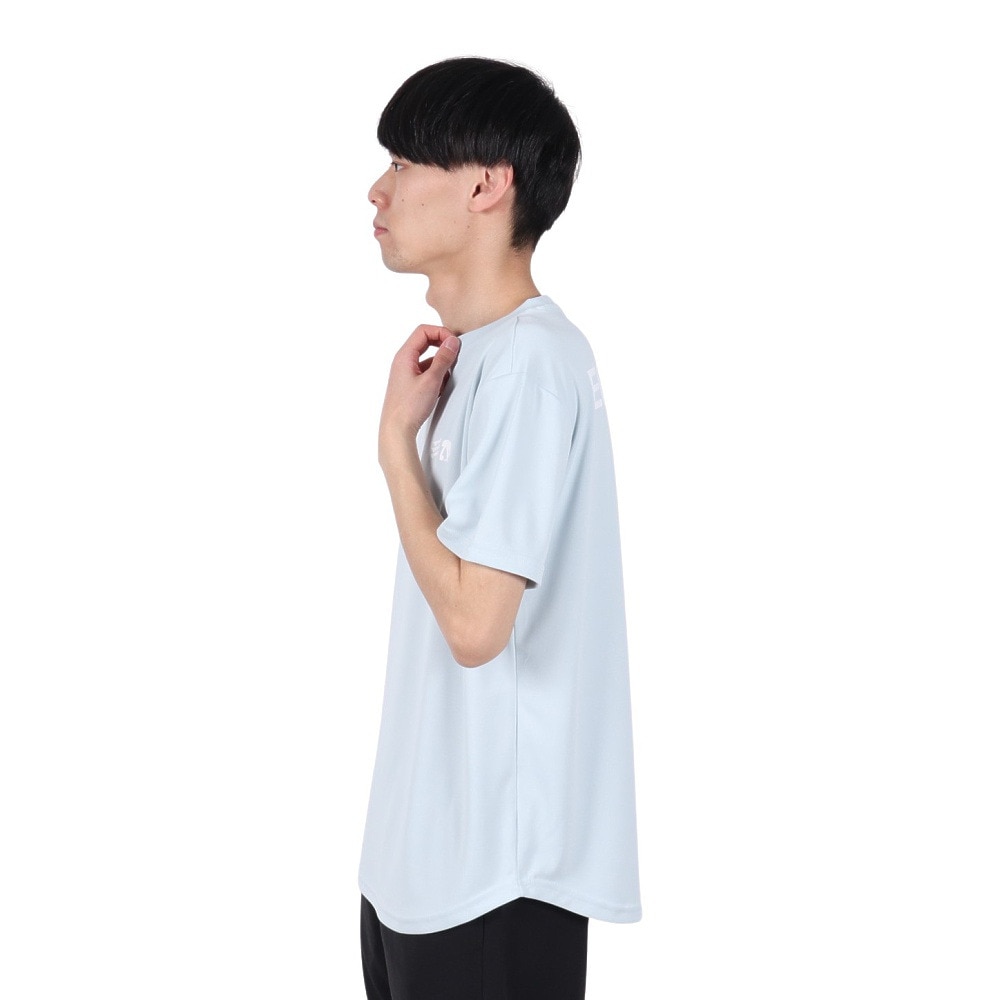 エゴザル（EGOZARU）（メンズ、レディース）バスケットボールウェア ワンポイント デュアルロゴ Tシャツ EZSS25UST004C029