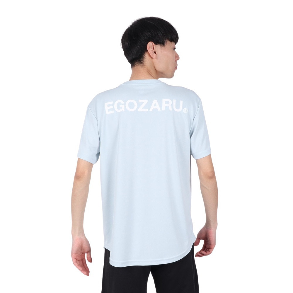 エゴザル（EGOZARU）（メンズ、レディース）バスケットボールウェア ワンポイント デュアルロゴ Tシャツ EZSS25UST004C029