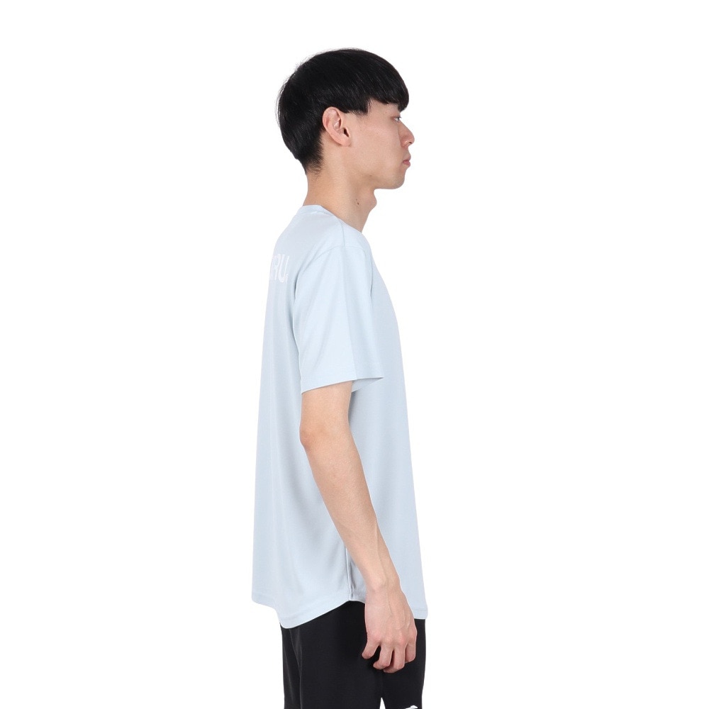 エゴザル（EGOZARU）（メンズ、レディース）バスケットボールウェア ワンポイント デュアルロゴ Tシャツ EZSS25UST004C029