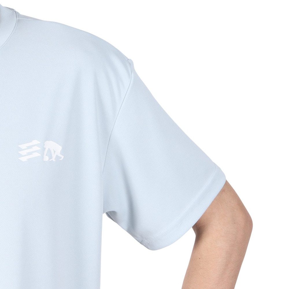 エゴザル（EGOZARU）（メンズ、レディース）バスケットボールウェア ワンポイント デュアルロゴ Tシャツ EZSS25UST004C029