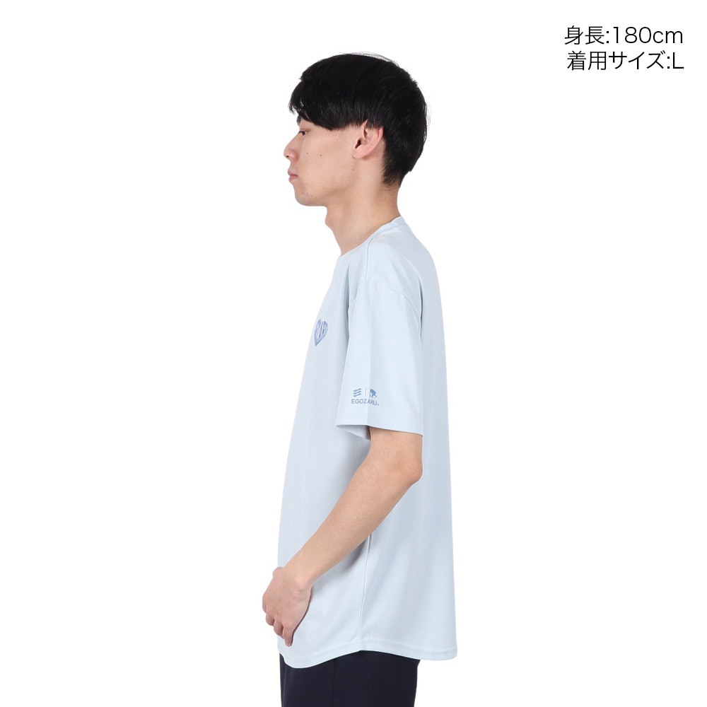 エゴザル（EGOZARU）（メンズ、レディース）バスケットボールウェア ハートロゴ Tシャツ EZSS25UST007C029