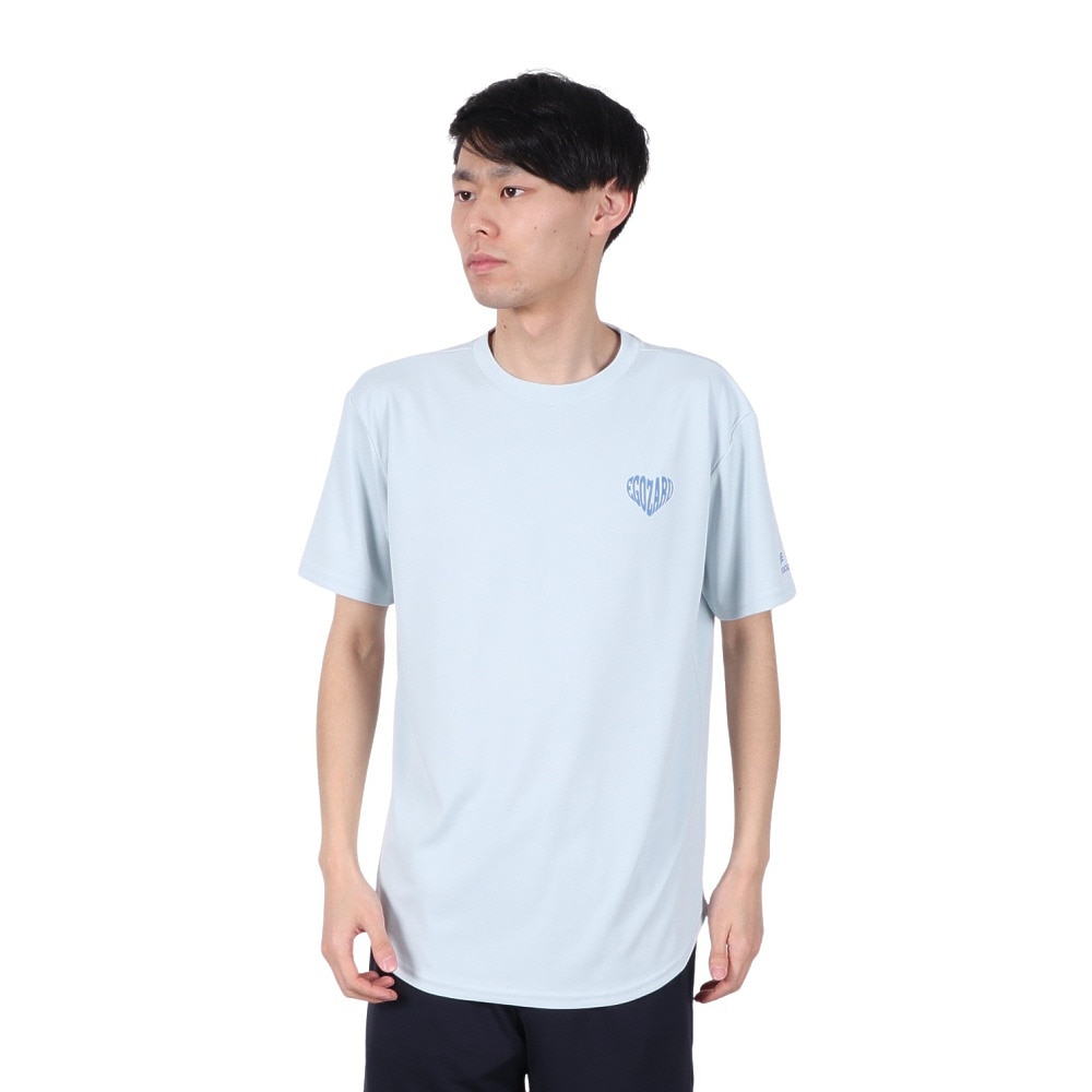 エゴザル（EGOZARU）（メンズ、レディース）バスケットボールウェア ハートロゴ Tシャツ EZSS25UST007C029