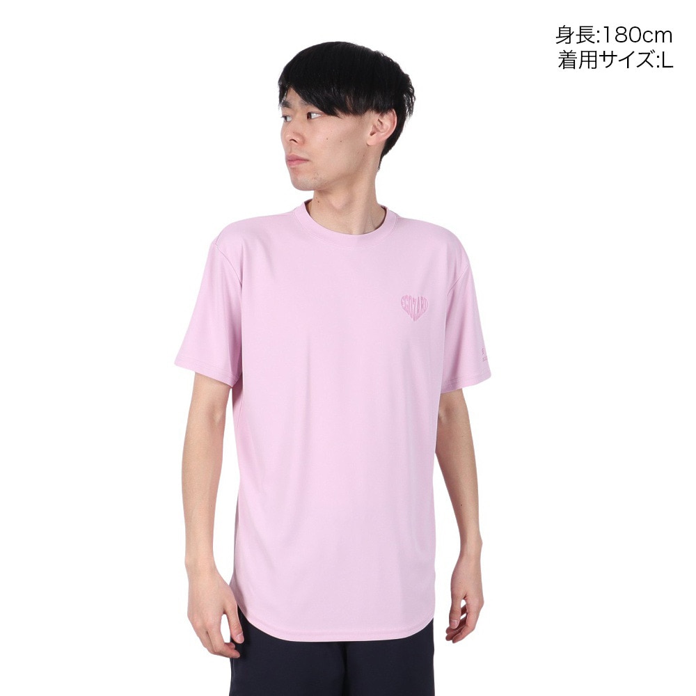 エゴザル（EGOZARU）（メンズ、レディース）バスケットボールウェア ハートロゴ Tシャツ EZSS25UST007C134