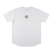 (メンズ、レディース)バスケットボールウェア キューブバックプリントTシャツ EZSS25UST009C