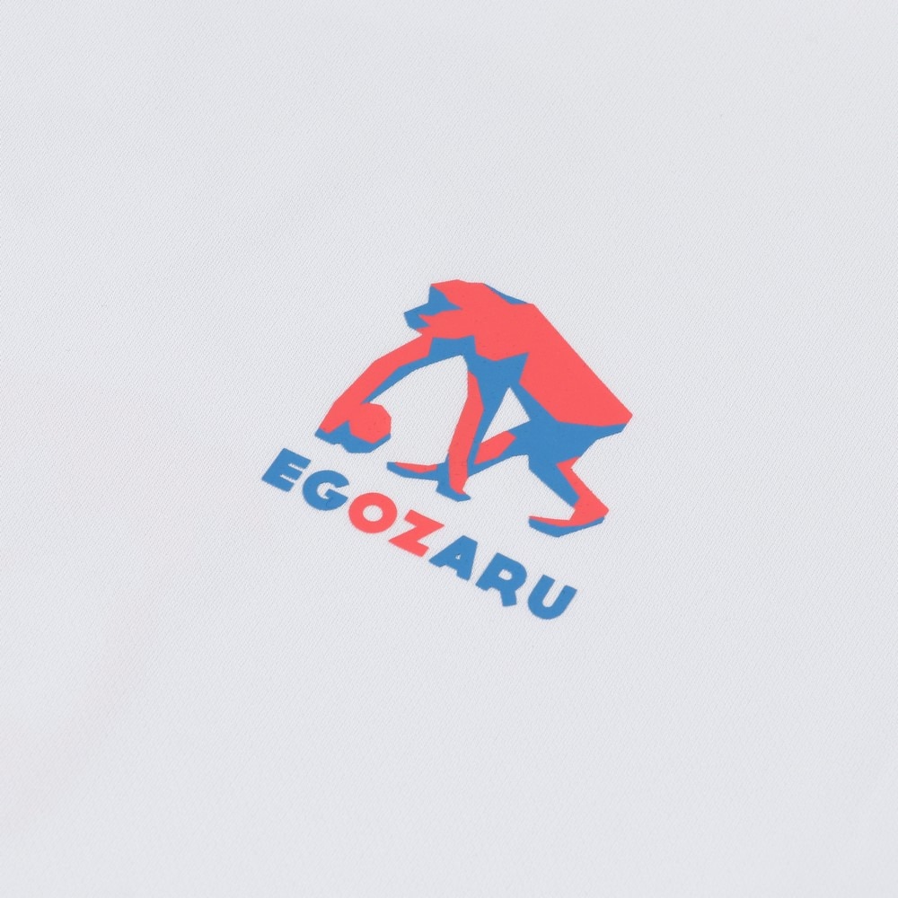 エゴザル（EGOZARU）（メンズ、レディース）バスケットボールウェア ポリゴンバックプリントTシャツ EZSS25UST014C002