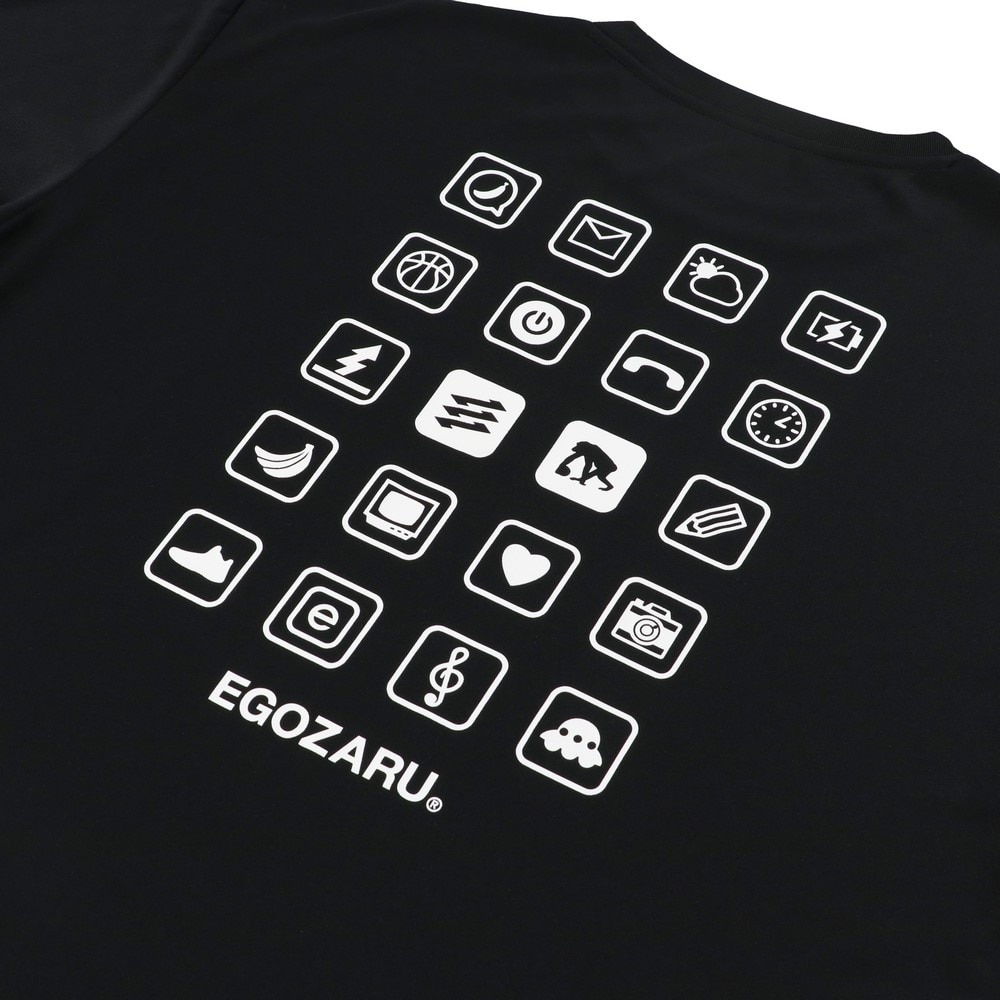 エゴザル（EGOZARU）（メンズ）【新商品】 バスケットボールウェア アイコンバックプリント Tシャツ EZSS25UST023C001