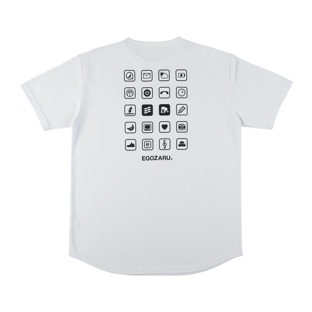 エゴザル（EGOZARU）（メンズ）【新商品】 バスケットボールウェア アイコンバックプリント Tシャツ EZSS25UST023C002