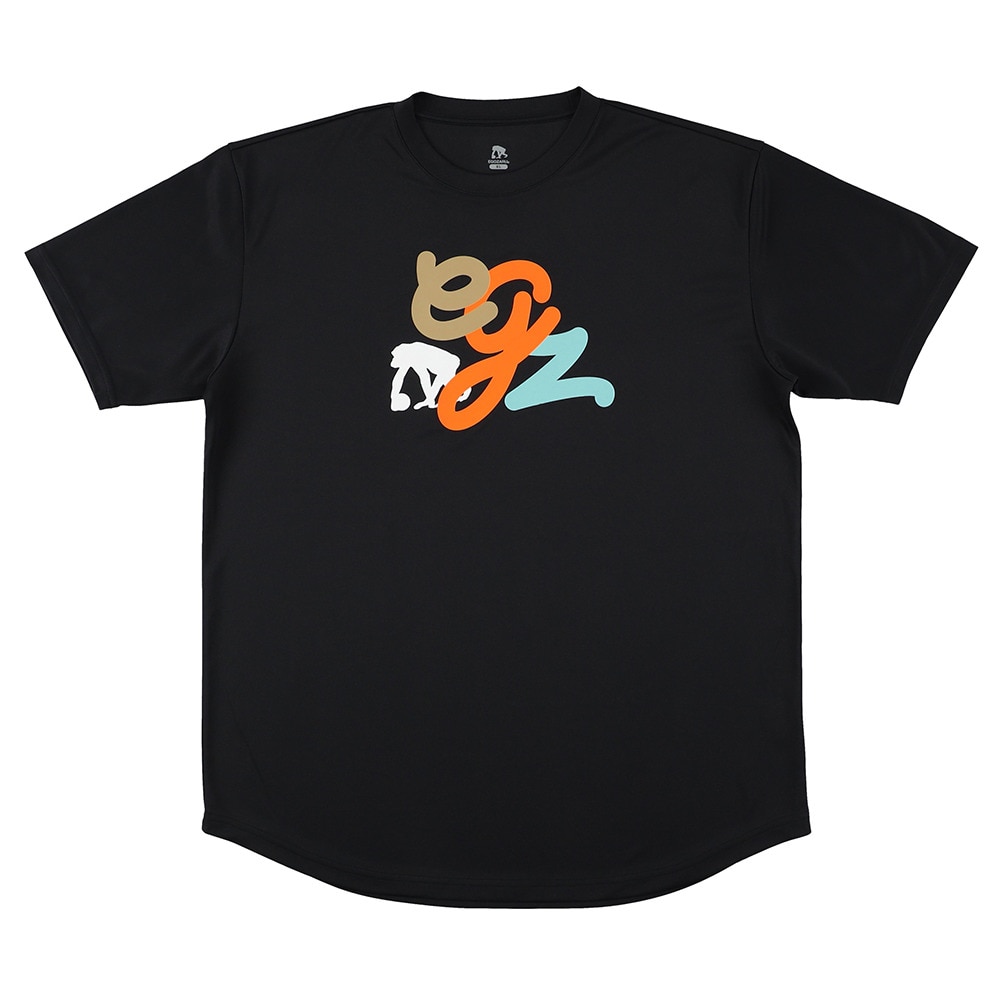 エゴザル（EGOZARU）（メンズ、レディース）バスケットボールウェア マルチスクリプトTシャツ EZSS25UST025C001