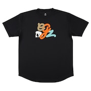 (メンズ、レディース)バスケットボールウェア マルチスクリプトTシャツ EZSS25UST025C001