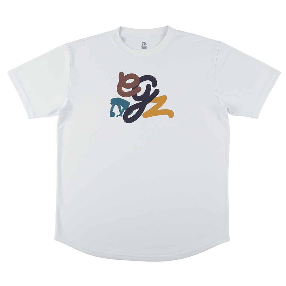エゴザル（EGOZARU）（メンズ、レディース）バスケットボールウェア マルチスクリプトTシャツ EZSS25UST025C002