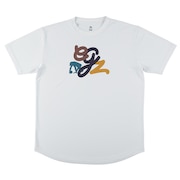 (メンズ、レディース)バスケットボールウェア マルチスクリプトTシャツ EZSS25UST025C002