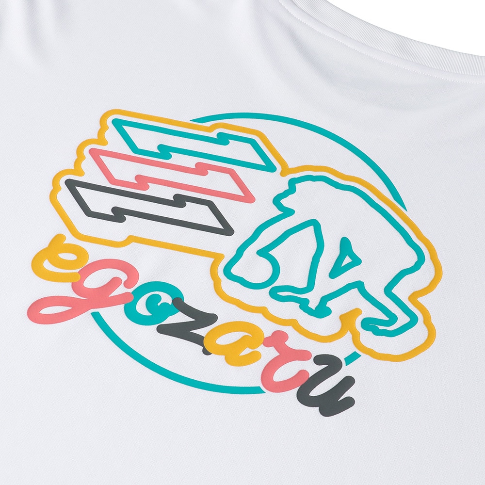 エゴザル（EGOZARU）（メンズ、レディース）バスケットボールウェア マルチスクリプトデュアルロゴTシャツ EZSS25UST027C002