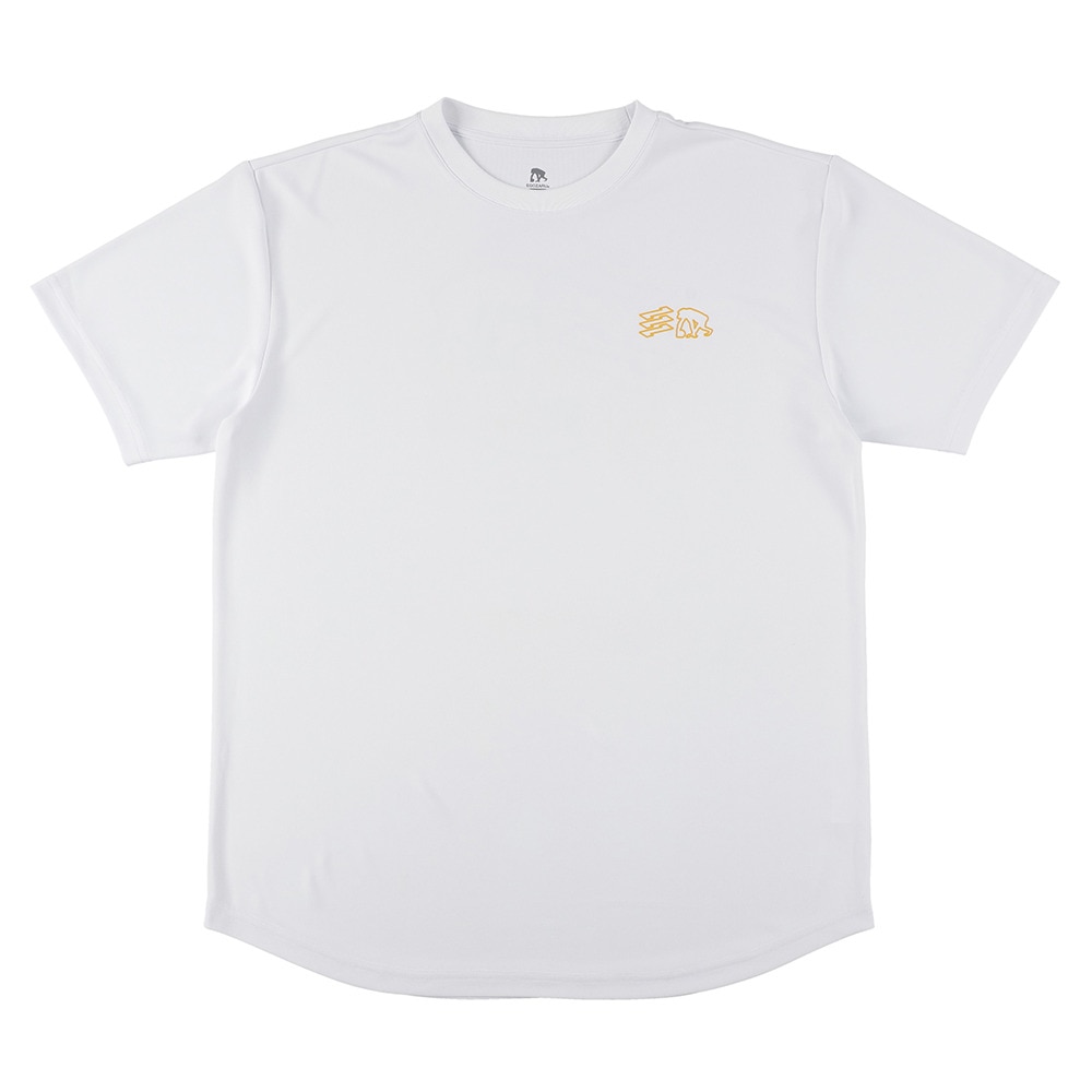 エゴザル（EGOZARU）（メンズ、レディース）バスケットボールウェア マルチスクリプトデュアルロゴTシャツ EZSS25UST027C002