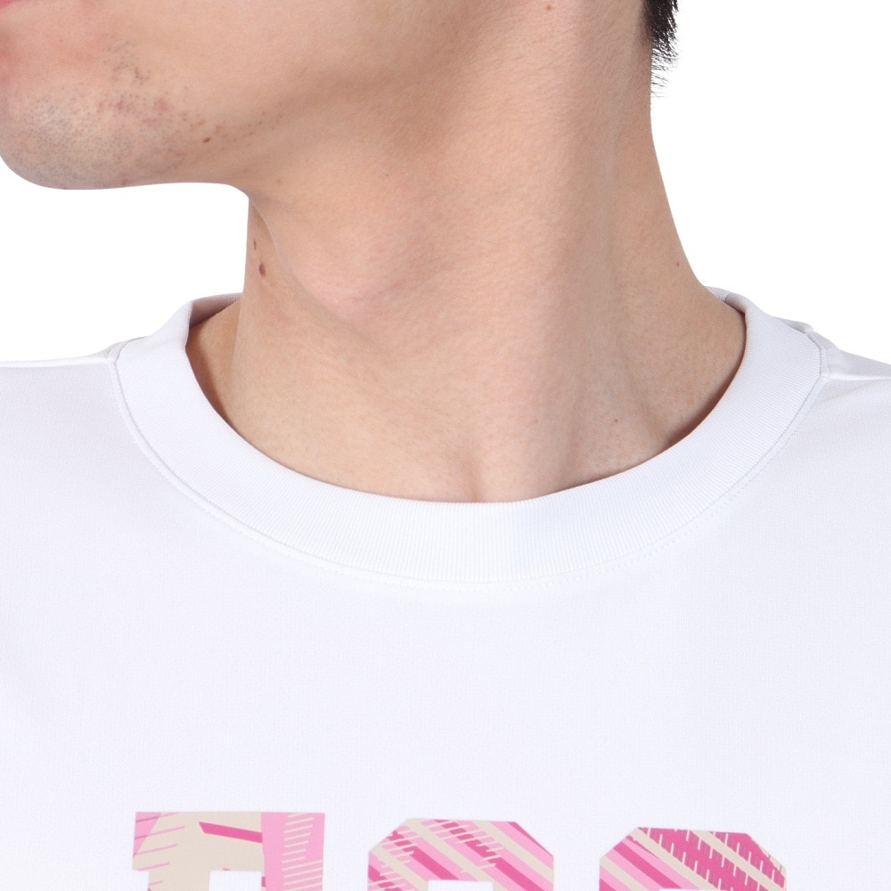 エゴザル（EGOZARU）（メンズ、レディース）バスケットボールウェア ワイドジオメトリックブロック Tシャツ EZSS25UST002C002
